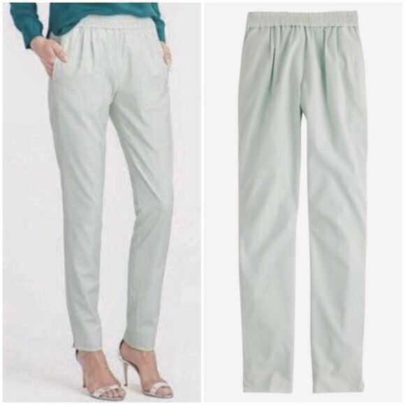 J. Crew Harlow Pull-On Pants in All-Season Wool Blend - Picture 2 of 10